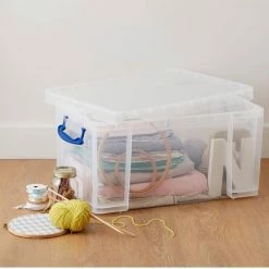 Brand new ✨ Really Useful Products Really Useful Clear Box 48 Litres ⭐ -Hobbycraft Shop 571322 1000 3 really useful clear box 48 litres