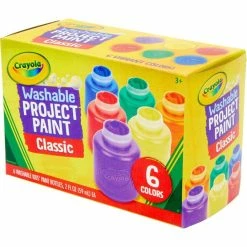 Wholesale ✨ Crayola Washable Kids Paints 6 Pack ???? -Hobbycraft Shop 585243 1000 5 crayola washable kids paints 6 pack