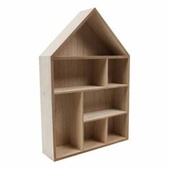 Wholesale ???? Hobbycraft Wooden House Shelf 30cm X 45cm X 8cm ????