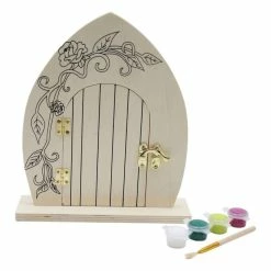 Promo ???? Hobbycraft Paint Your Own Wooden Fairy Door ????