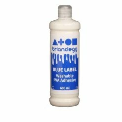 Brand new ⭐ Brian Clegg Blue Label School PVA Glue 600ml ✨