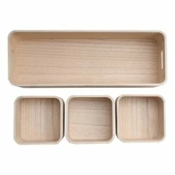 Best Sale ???? Hobbycraft Wooden Deco Storage Set 4 Pieces ???? -Hobbycraft Shop 643622 1000 2 wooden deco storage set 4 pieces