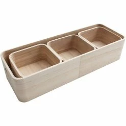 Best Sale ???? Hobbycraft Wooden Deco Storage Set 4 Pieces ???? -Hobbycraft Shop 643622 1000 3 wooden deco storage set 4 pieces