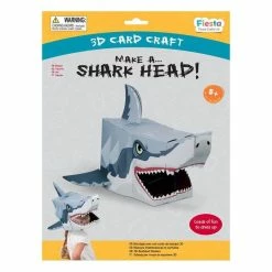 Flash Sale ???? Fiesta Crafts Make A 3D Shark Head Mask Kit ????