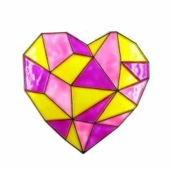 Hobbycraft Shop -Hobbycraft Shop 649459 1000 2 geo heart suncatcher kit