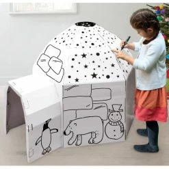 Hobbycraft Shop -Hobbycraft Shop 649671 1000 4 colour in cardboard igloo 107cm