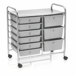 Top 10 ???? Hobbycraft Matte Grey Rolling Organiser 9 Drawers ❤️