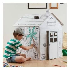 Promo ✨ Hobbycraft Colour-In Cardboard Beach Hut 88cm ????