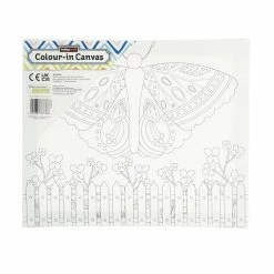 Best Pirce ???? Hobbycraft Butterfly Colour-In Canvas ❤️
