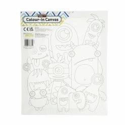 Top 10 ???? Hobbycraft Monsters Colour-In Canvas ❤️