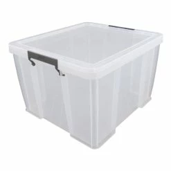 Best deal ???? Whitefurze Allstore Clear Storage Box 48 Litres ????