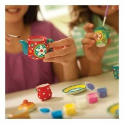 Coupon ⌛ 4M Paint Your Own Mini Tea Set ???? -Hobbycraft Shop 662670 1000 8 paint your own mini tea set 800